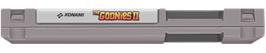 Top of cartridge artwork for Goonies 2 on the Nintendo NES.