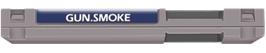 Top of cartridge artwork for Gun.Smoke on the Nintendo NES.