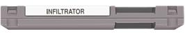Top of cartridge artwork for Infiltrator on the Nintendo NES.