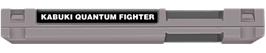 Top of cartridge artwork for Kabuki Quantum Fighter on the Nintendo NES.