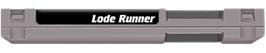 Top of cartridge artwork for Lode Runner on the Nintendo NES.