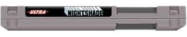 Top of cartridge artwork for Nightshade on the Nintendo NES.