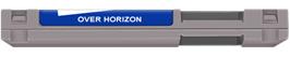 Top of cartridge artwork for Over Horizon on the Nintendo NES.