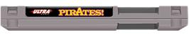 Top of cartridge artwork for Pirates! on the Nintendo NES.