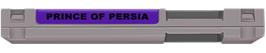 Top of cartridge artwork for Prince Of Persia on the Nintendo NES.