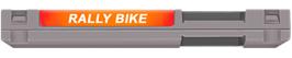 Top of cartridge artwork for Rally Bike on the Nintendo NES.