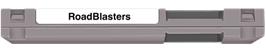 Top of cartridge artwork for Roadblasters on the Nintendo NES.