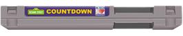 Top of cartridge artwork for Sesame Street Countdown on the Nintendo NES.