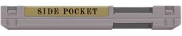 Top of cartridge artwork for Side Pocket on the Nintendo NES.