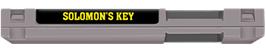 Top of cartridge artwork for Solomon's Key on the Nintendo NES.