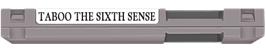 Top of cartridge artwork for Taboo: The Sixth Sense on the Nintendo NES.