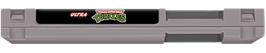 Top of cartridge artwork for Teenage Mutant Ninja Turtles on the Nintendo NES.