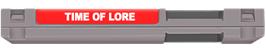 Top of cartridge artwork for Times Of Lore on the Nintendo NES.