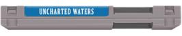 Top of cartridge artwork for Uncharted Waters on the Nintendo NES.