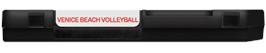 Top of cartridge artwork for Venice Beach Volleyball on the Nintendo NES.