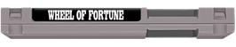 Top of cartridge artwork for Wheel Of Fortune on the Nintendo NES.