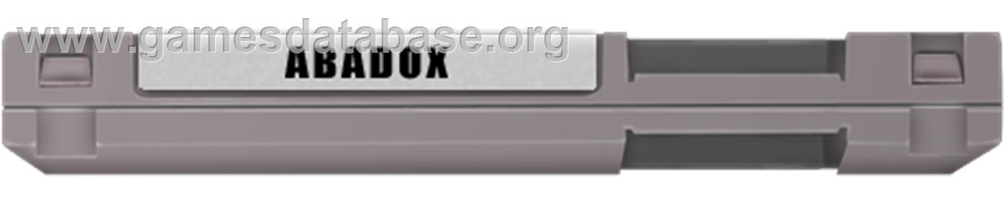 Abadox: The Deadly Inner War - Nintendo NES - Artwork - Cartridge Top