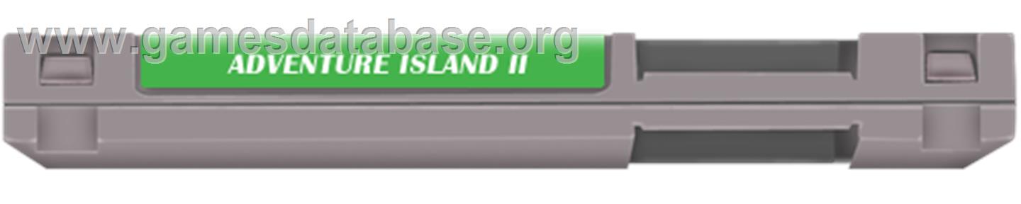 Adventure Island 2 - Nintendo NES - Artwork - Cartridge Top