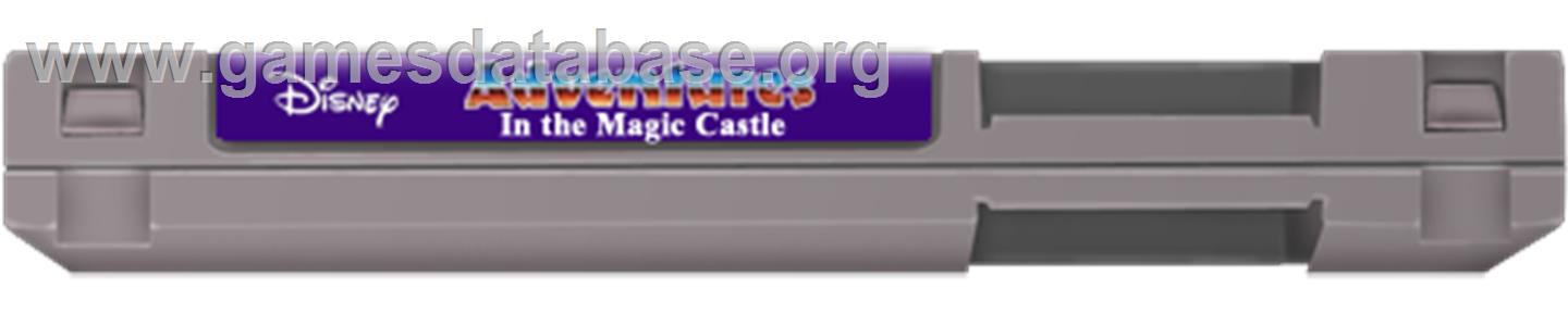 Adventures in the Magic Kingdom - Nintendo NES - Artwork - Cartridge Top