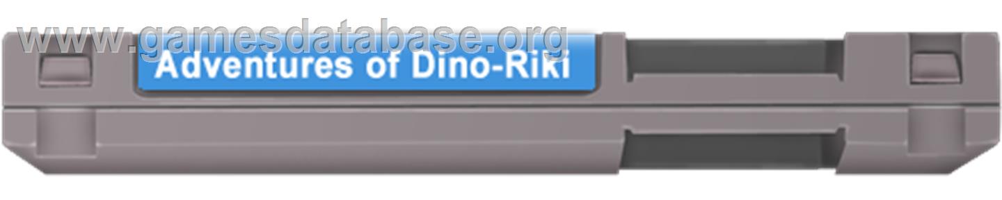 Adventures of Dino-Riki - Nintendo NES - Artwork - Cartridge Top