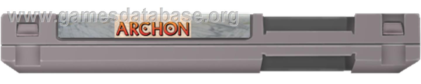 Archon: The Light and the Dark - Nintendo NES - Artwork - Cartridge Top