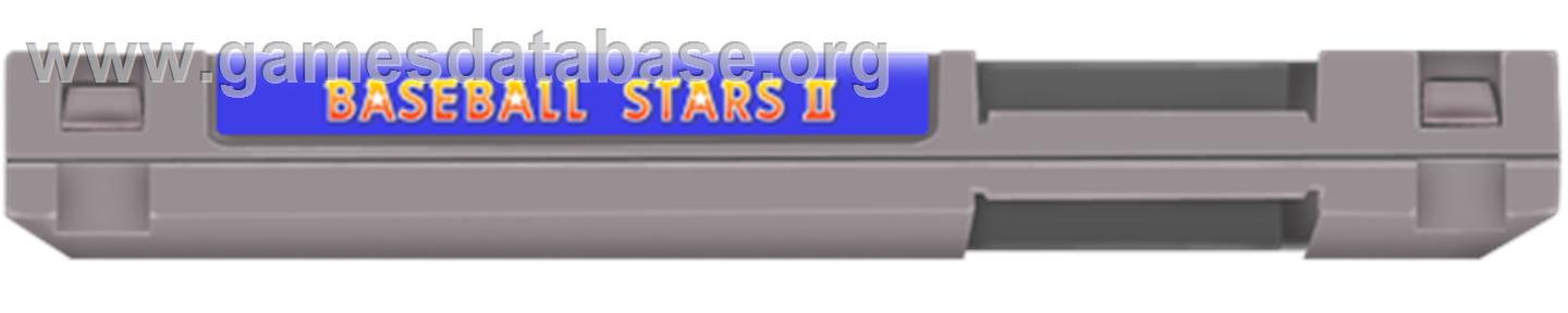 Baseball Stars 2 - Nintendo NES - Artwork - Cartridge Top