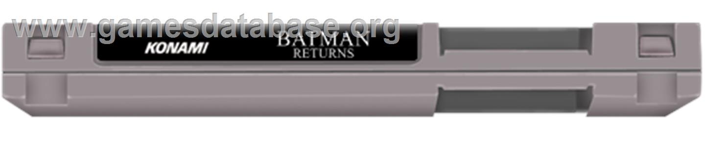 Batman Returns - Nintendo NES - Artwork - Cartridge Top