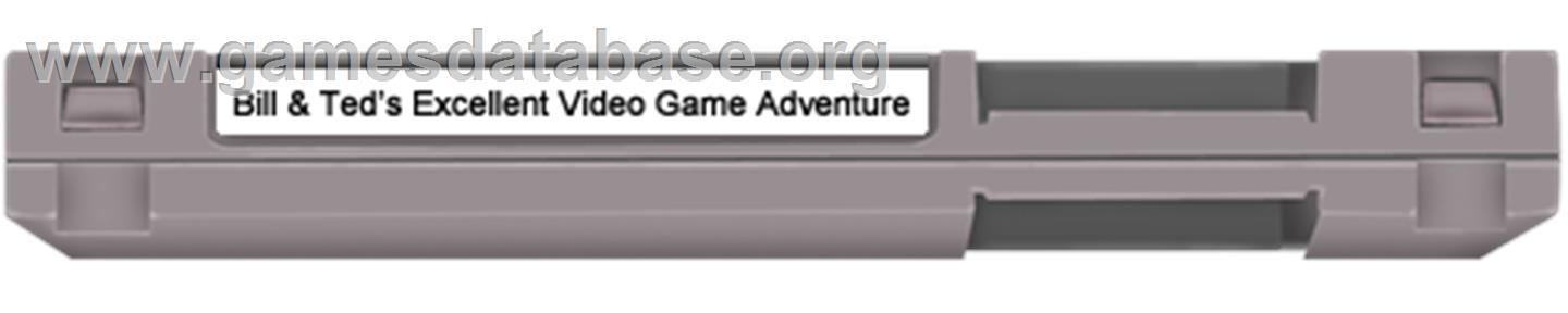 Bill & Ted's Excellent Adventure - Nintendo NES - Artwork - Cartridge Top