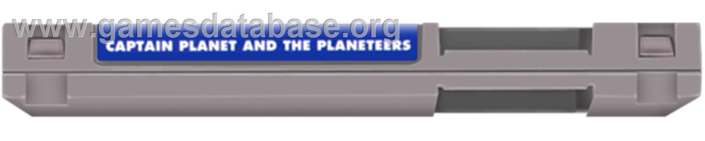 Captain Planet And The Planeteers - Nintendo NES - Artwork - Cartridge Top
