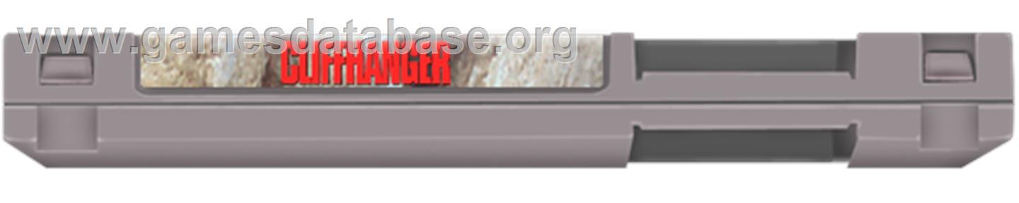 Cliffhanger - Nintendo NES - Artwork - Cartridge Top