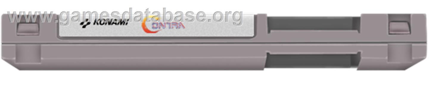 Contra - Nintendo NES - Artwork - Cartridge Top