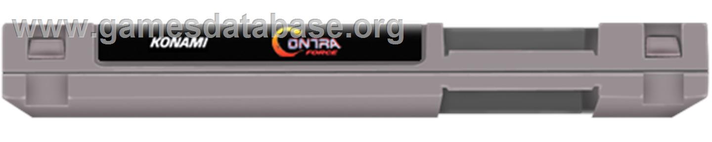 Contra Force - Nintendo NES - Artwork - Cartridge Top