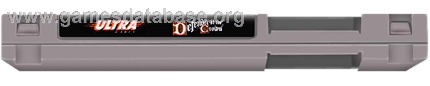 Defender of the Crown - Nintendo NES - Artwork - Cartridge Top