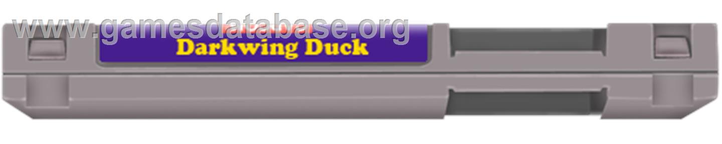 Disney's Darkwing Duck - Nintendo NES - Artwork - Cartridge Top
