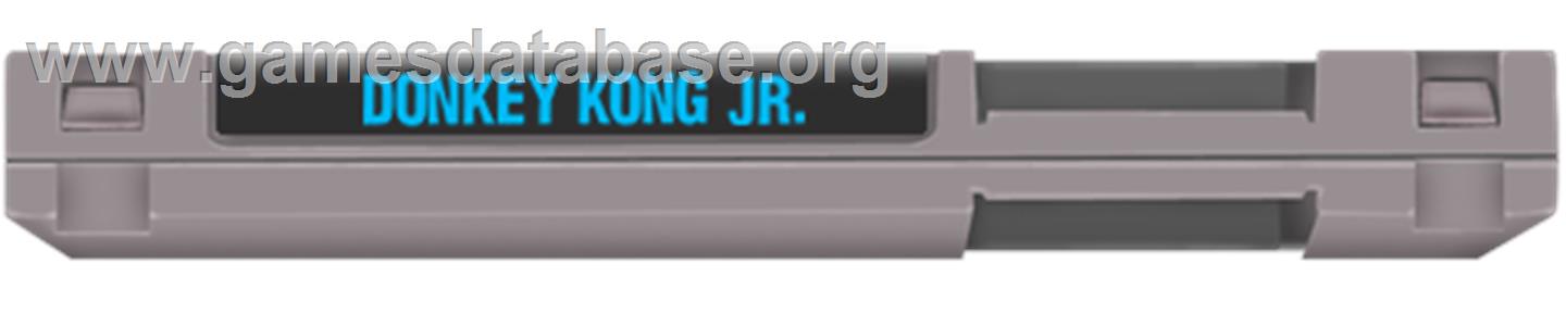 Donkey Kong Junior - Nintendo NES - Artwork - Cartridge Top