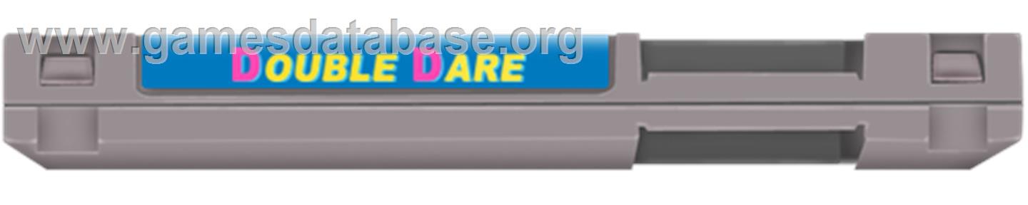 Double Dare - Nintendo NES - Artwork - Cartridge Top