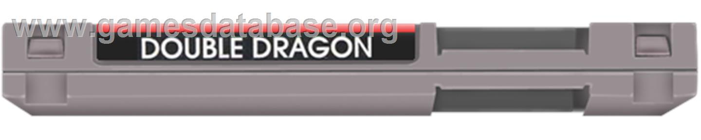 Double Dragon - Nintendo NES - Artwork - Cartridge Top