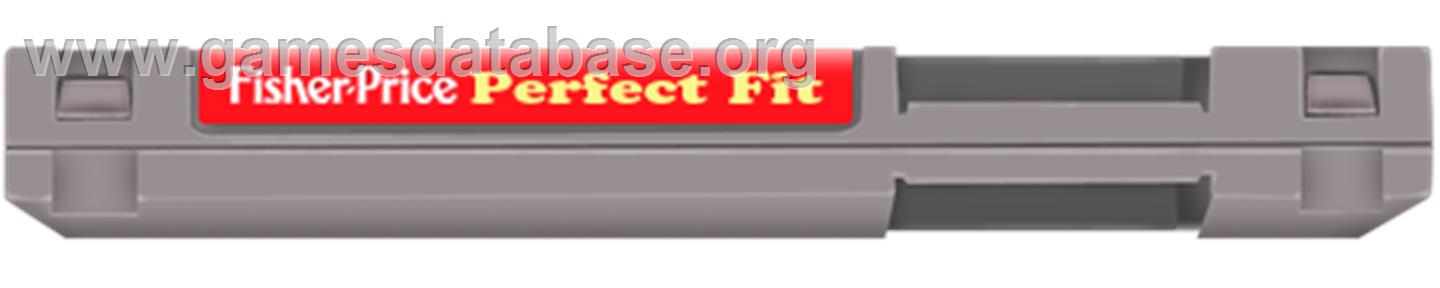 Fisher-Price: Perfect Fit - Nintendo NES - Artwork - Cartridge Top