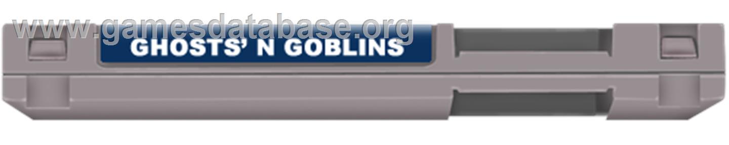 Ghosts'n Goblins - Nintendo NES - Artwork - Cartridge Top