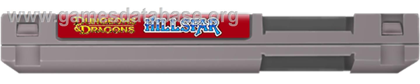 Hillsfar - Nintendo NES - Artwork - Cartridge Top