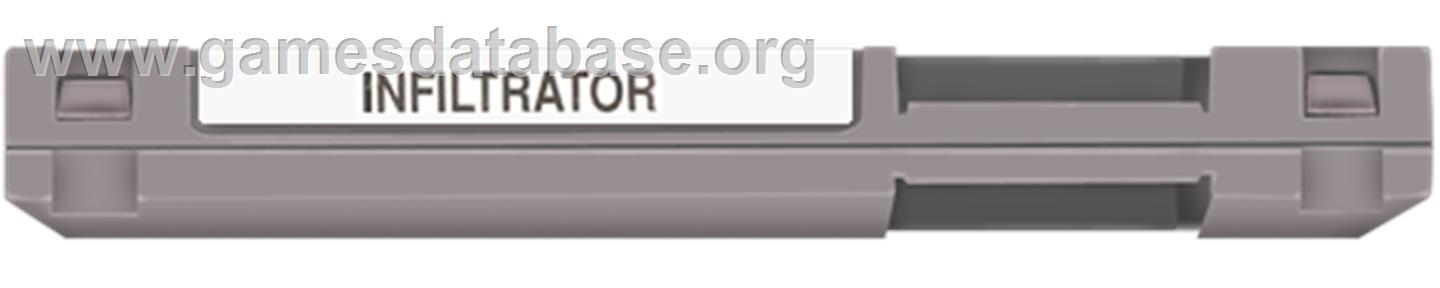 Infiltrator 2 - Nintendo NES - Artwork - Cartridge Top