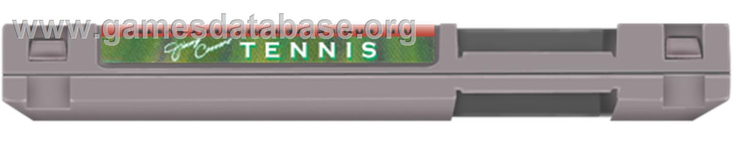 Jimmy Connor's Tennis - Nintendo NES - Artwork - Cartridge Top