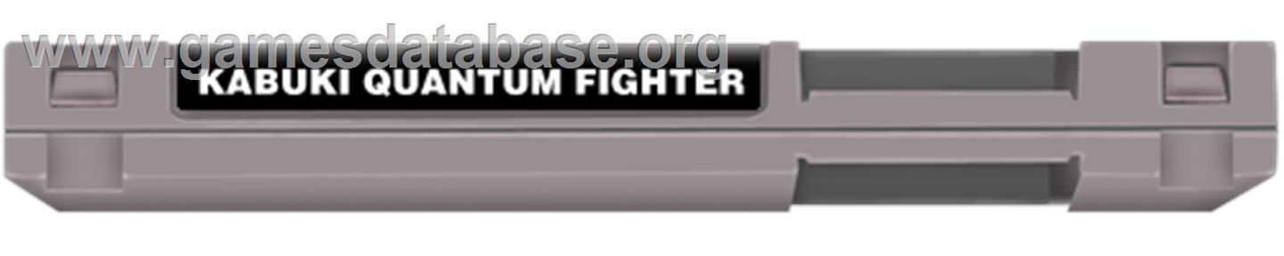 Kabuki: Quantum Fighter - Nintendo NES - Artwork - Cartridge Top