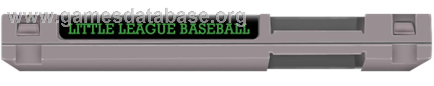 Little League Baseball Championship Series - Nintendo NES - Artwork - Cartridge Top