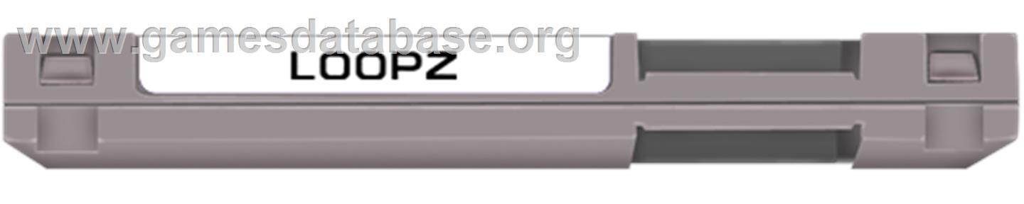 Loopz - Nintendo NES - Artwork - Cartridge Top