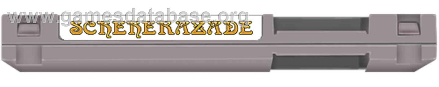Magic of Scheherazade - Nintendo NES - Artwork - Cartridge Top