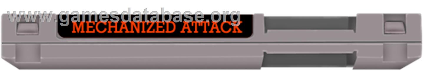 Mechanized Attack - Nintendo NES - Artwork - Cartridge Top
