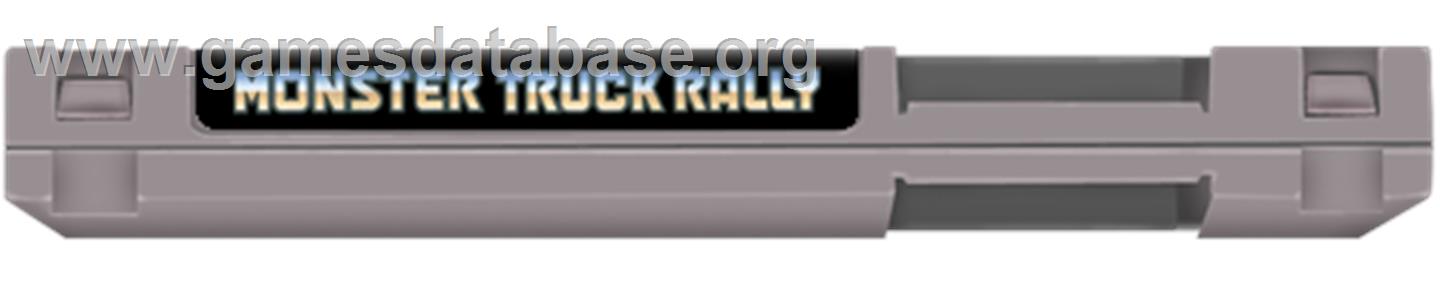 Monster Truck Rally - Nintendo NES - Artwork - Cartridge Top
