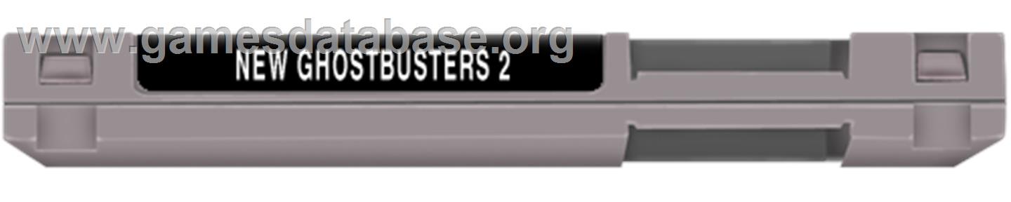 New Ghostbusters 2 - Nintendo NES - Artwork - Cartridge Top