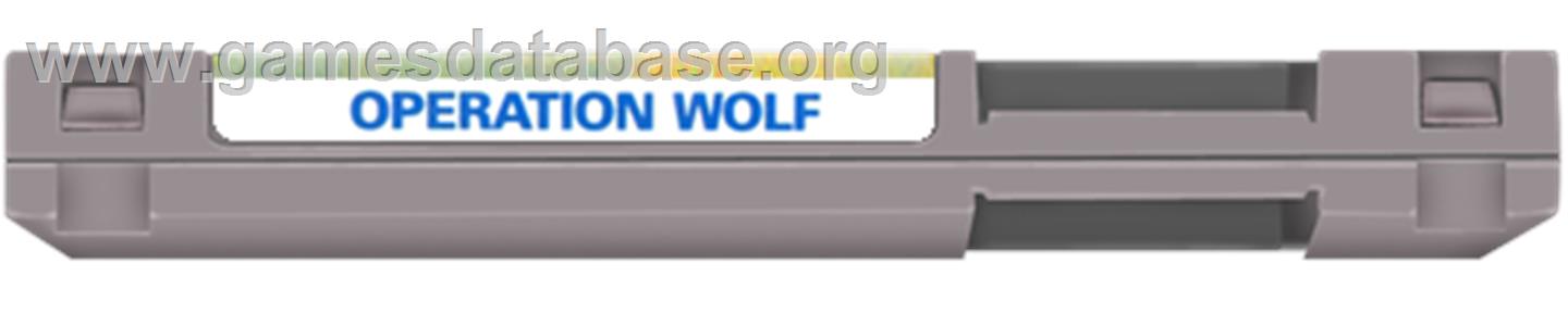 Operation Wolf - Nintendo NES - Artwork - Cartridge Top